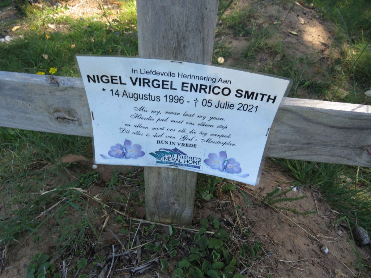 SMITH Nigel Virgel Enrico 1996-2021