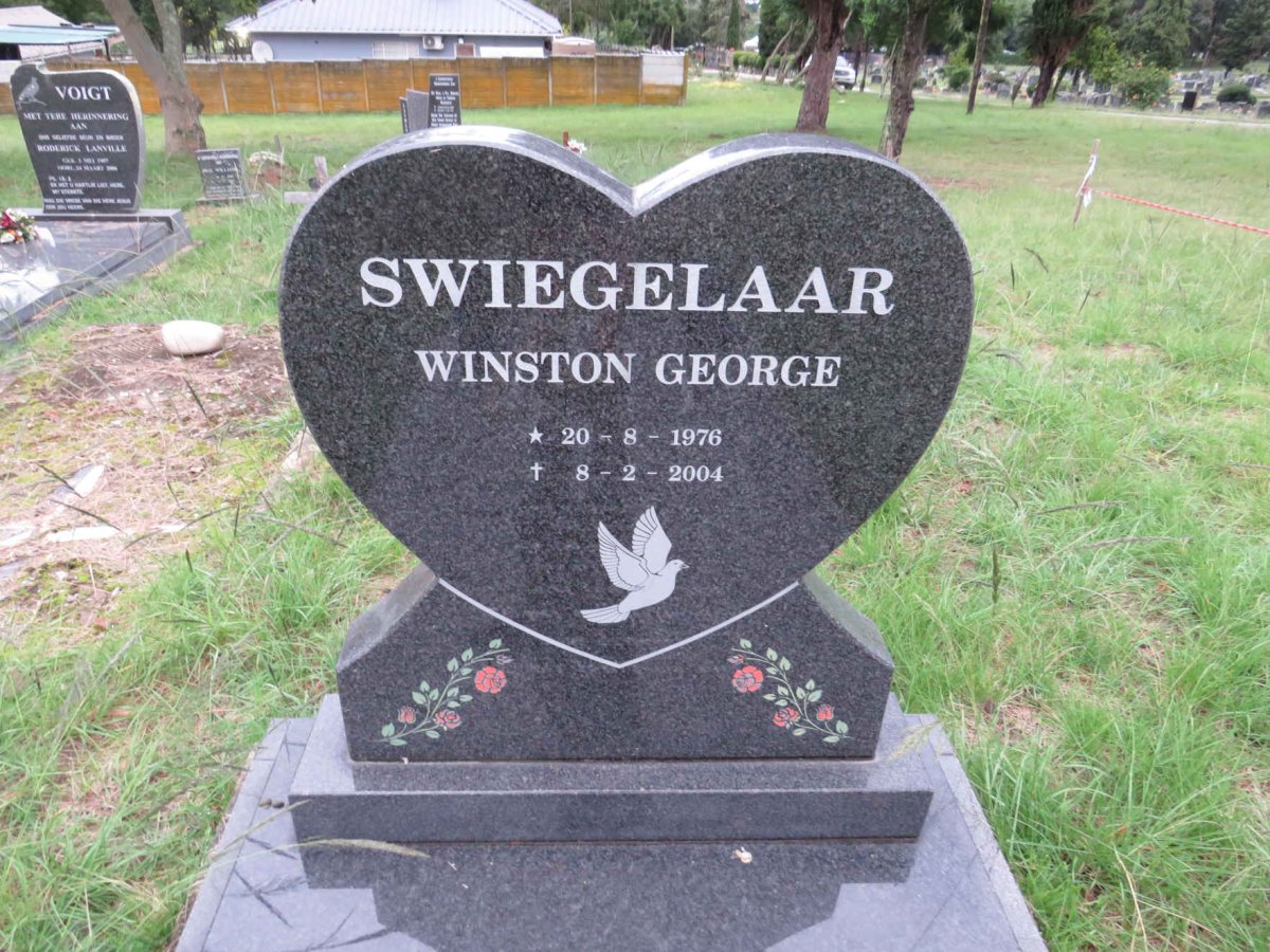 SWIEGELAAR Winston George 1976-2004