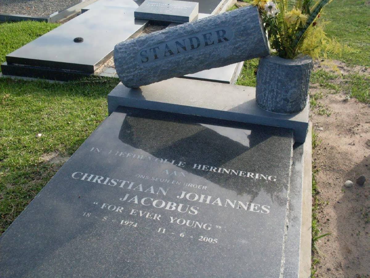 STANDER Christiaan Johannes Jacobus 1974-2005