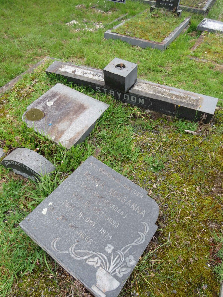 STRYDOM Maria Susanna nee VAN HEERDEN 1893-1974