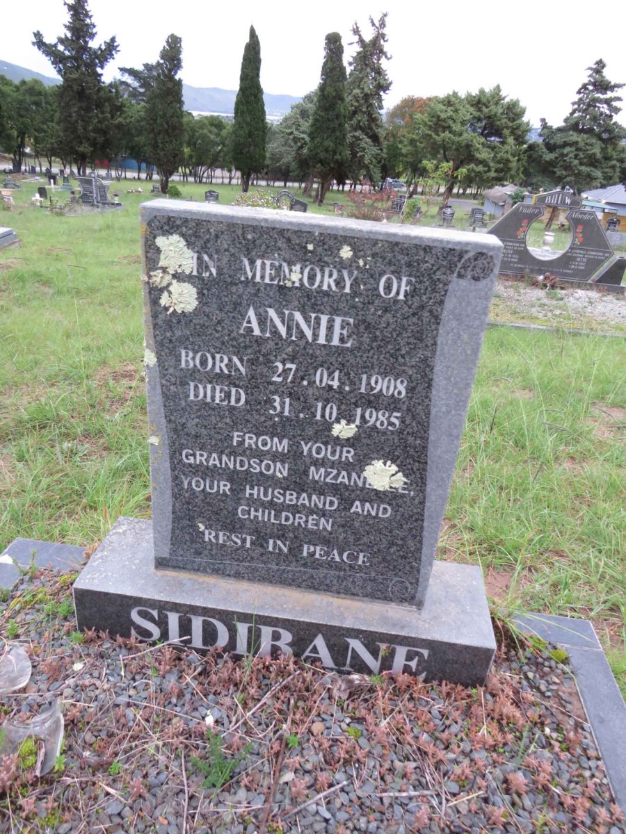 SIDIBANE Annie 1908-1985
