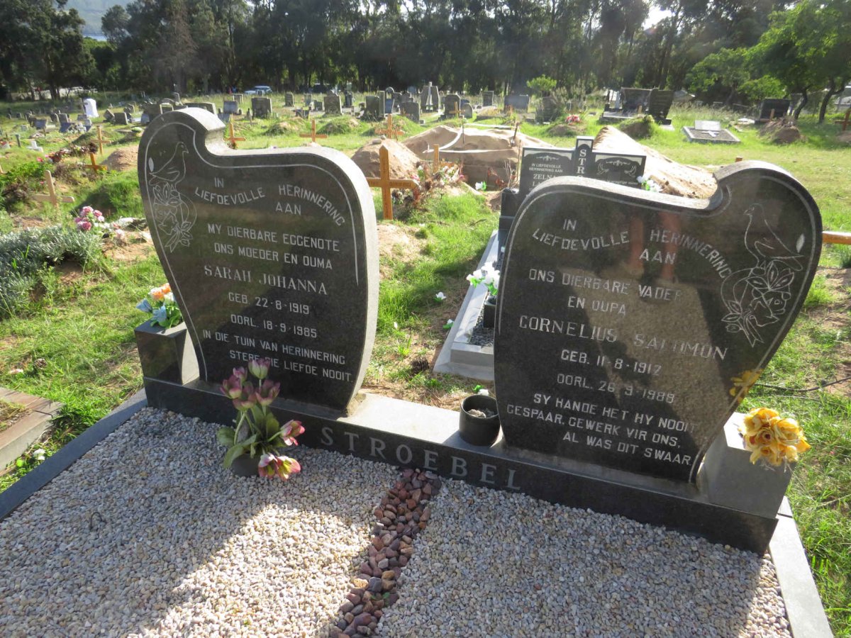 STROEBEL Cornelius Salomon 1912-1988 &amp; Sarah Johanna 1919-1985