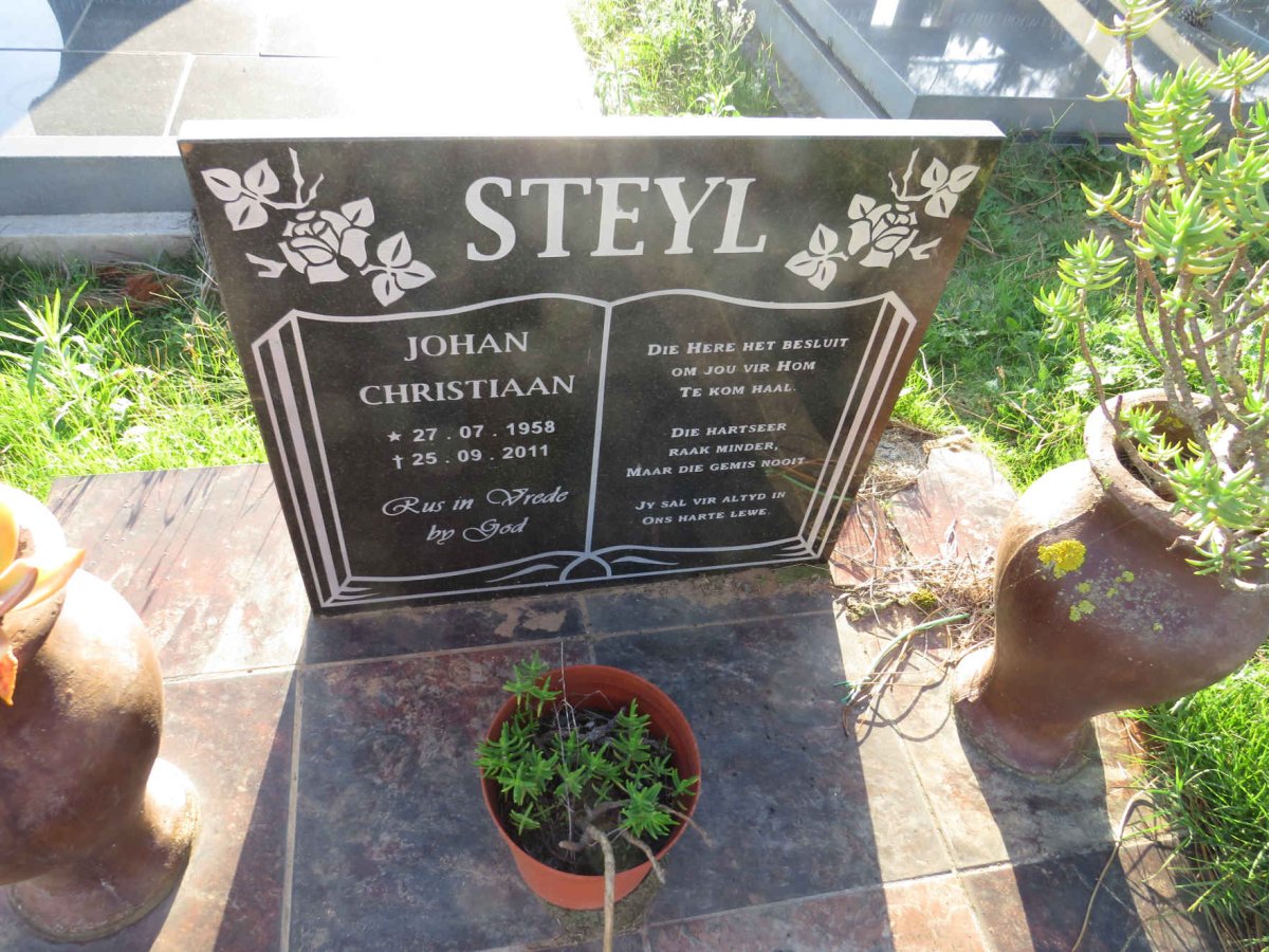 STEYL Johan Christiaan 1958-2011