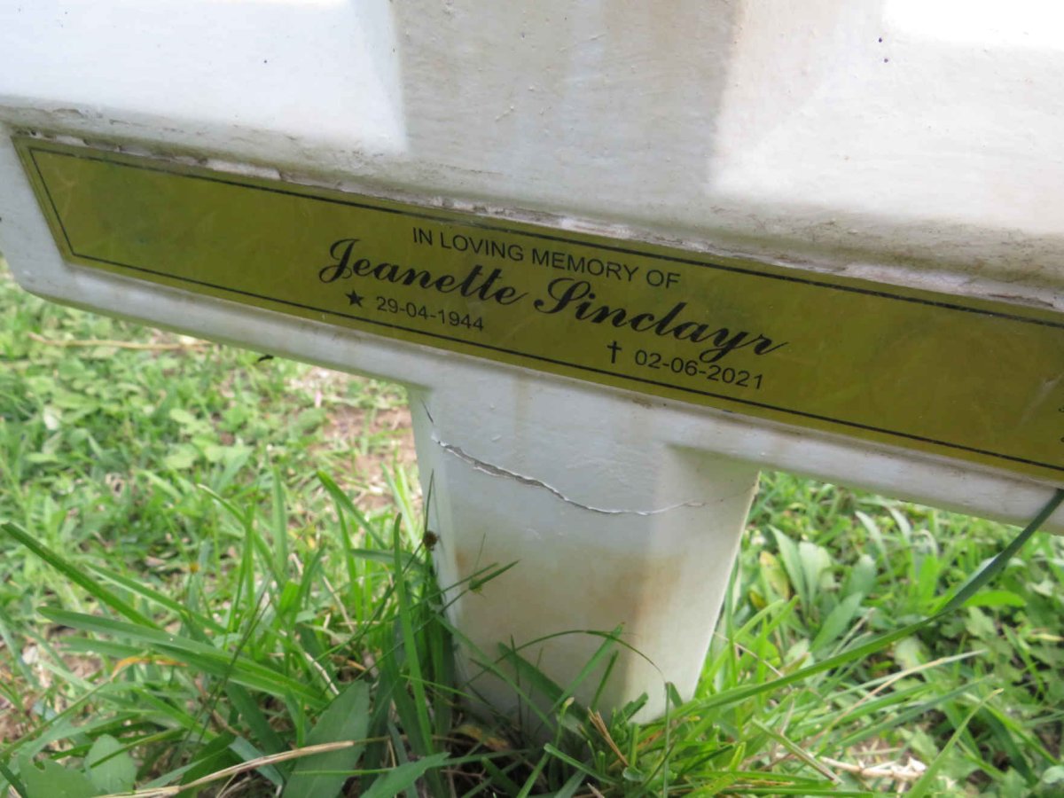 SINCLAYR Jeanette 1944-2021