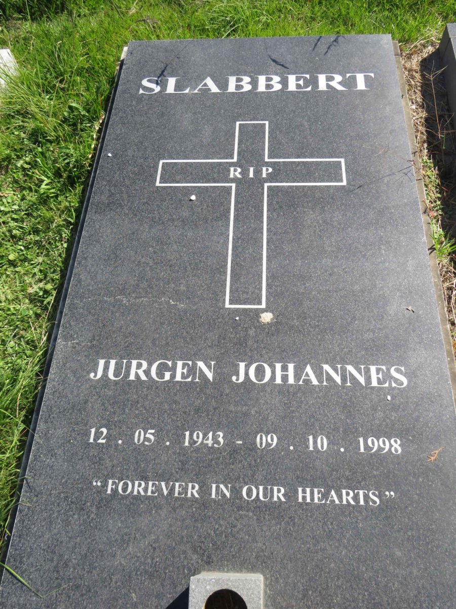 SLABBERT Jurgen Johannes 1943-1998