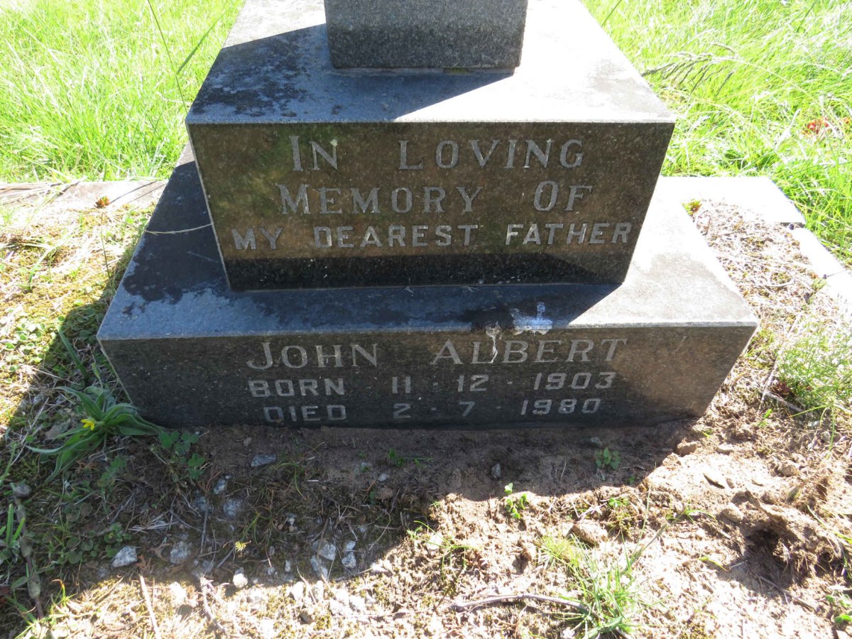 SWART John Albert 1903-1980