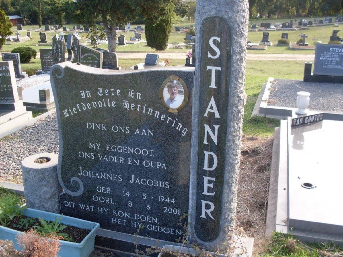 STANDER Johannes Jacobus 1944-2001