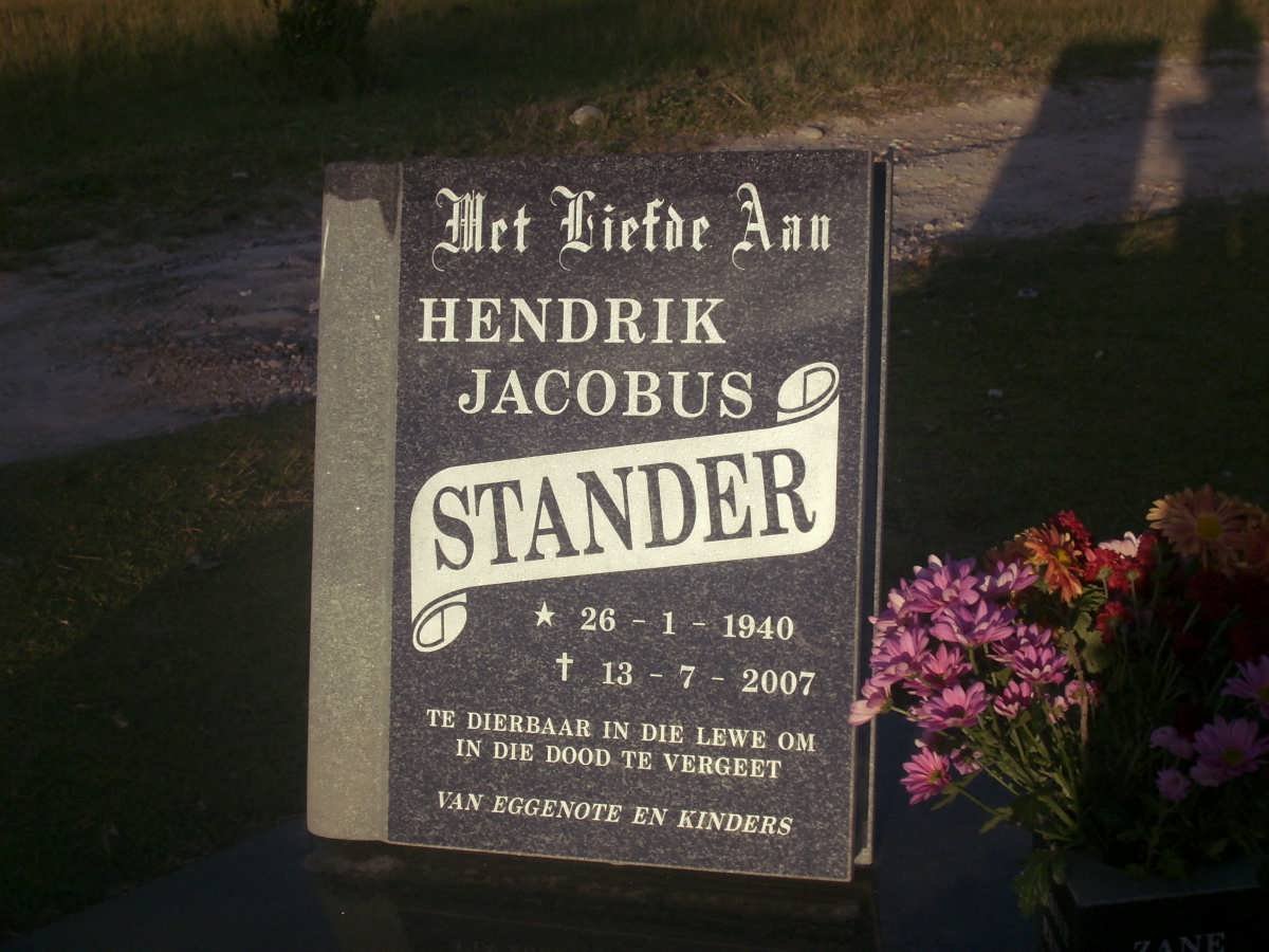 STANDER Hendrik Jacobus 1940-2007