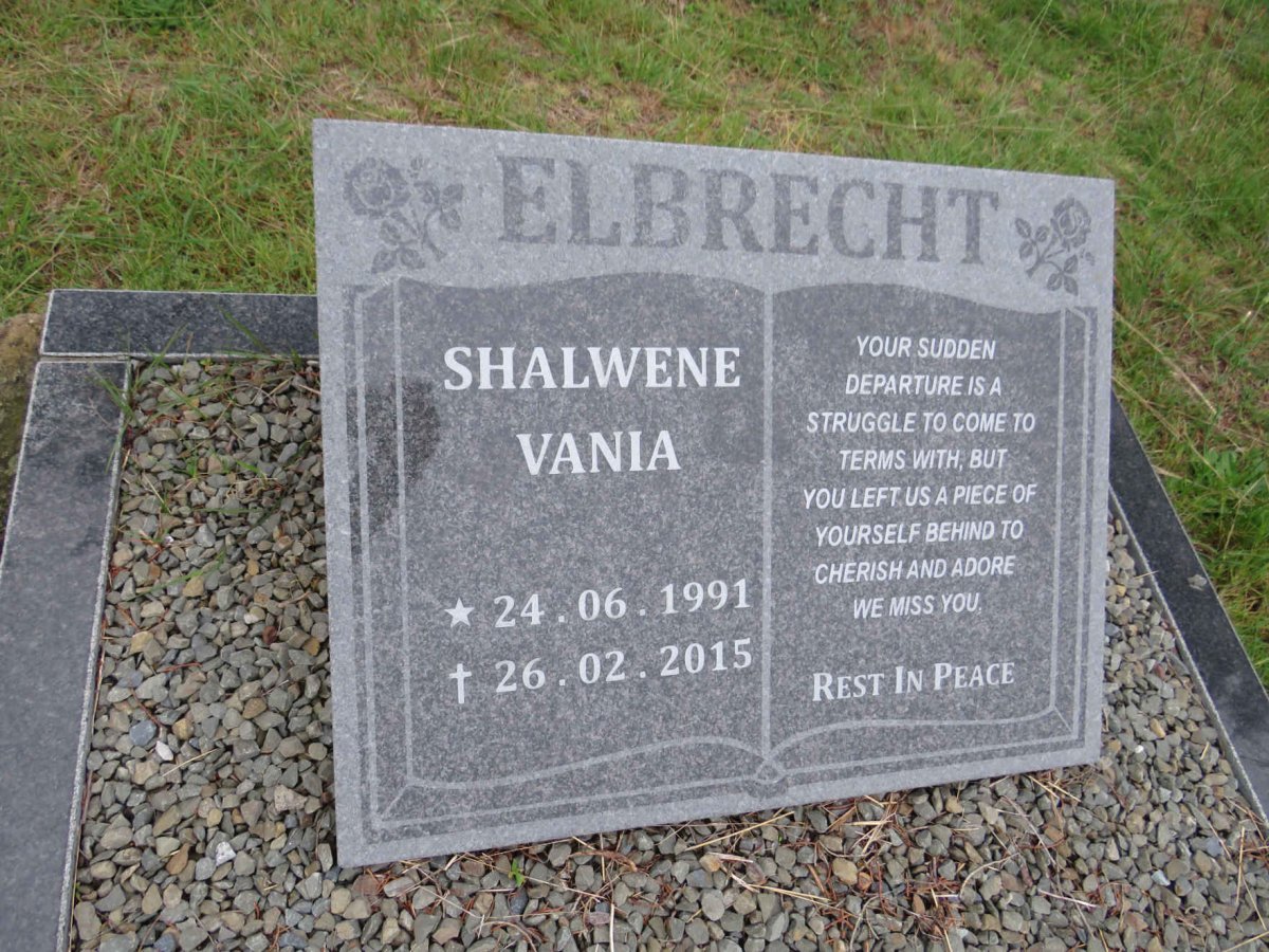 SHALWENE Vania 1991-2015