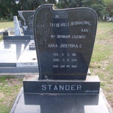 STANDER Anna Josephina C. 1917-1974
