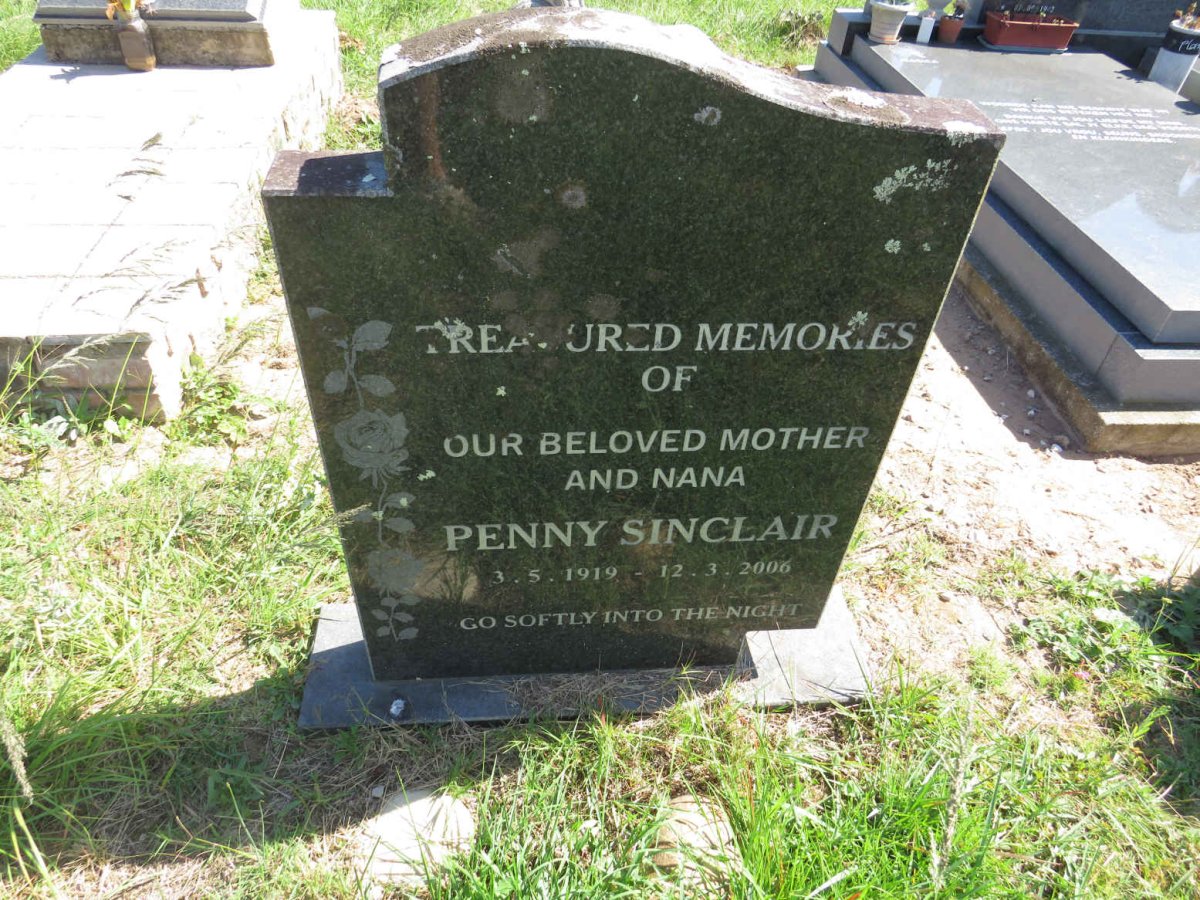 SINCLAIR Penny 1919-2006