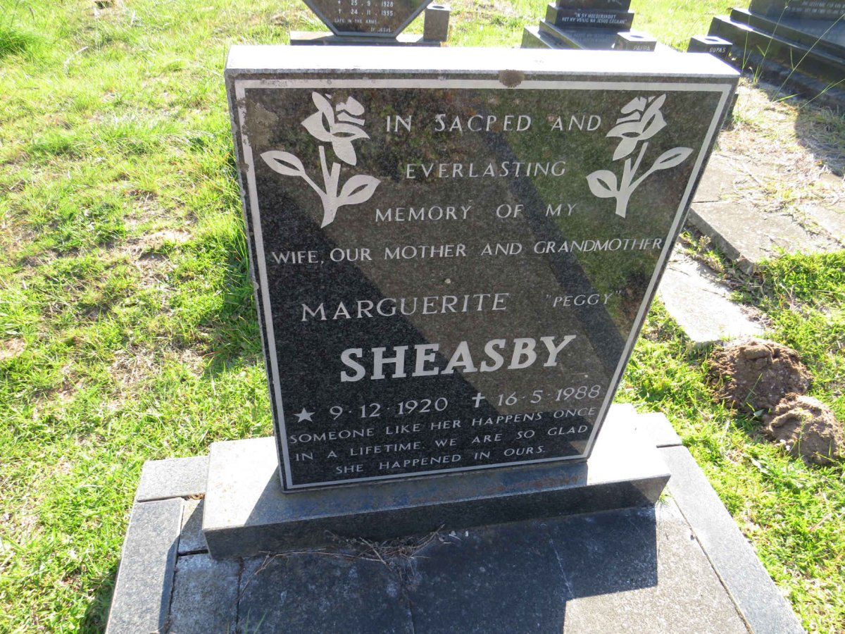 SHEASBY Marguerite 1920-1988