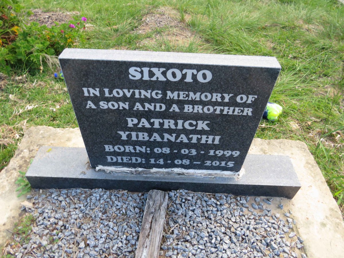 SIXOTO Patrick Yibanathi 1999-2015