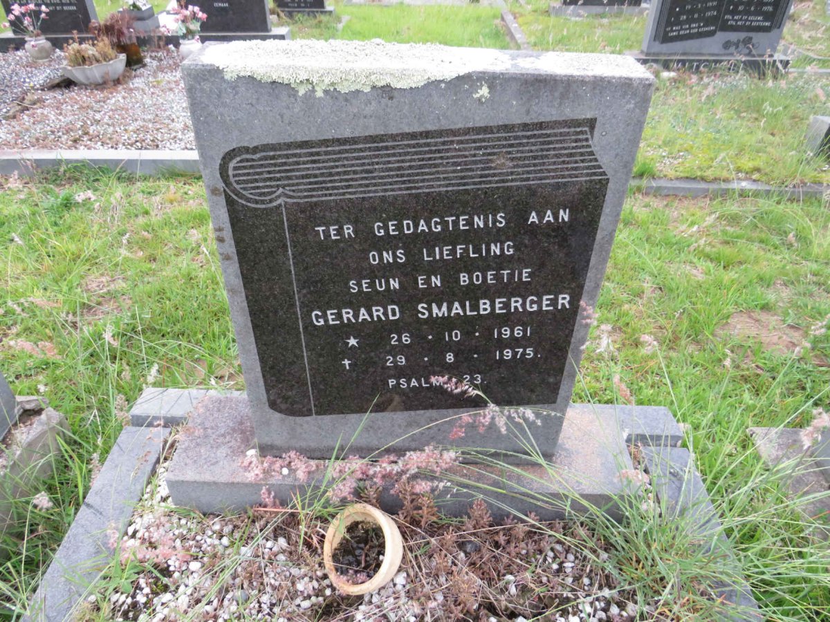 SMALBERGER Gerard 1961-1975