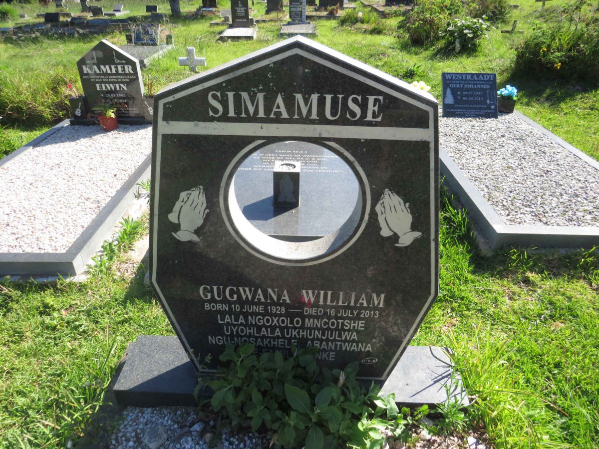 SIMAMUSE Gugwana William 1928-2013