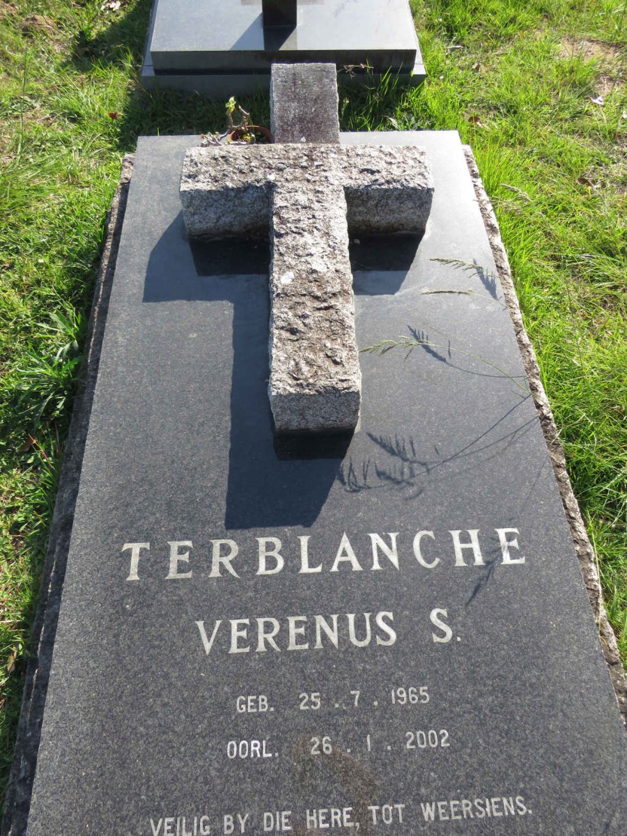 TERBLANCHE Verenus S. 1965-2002