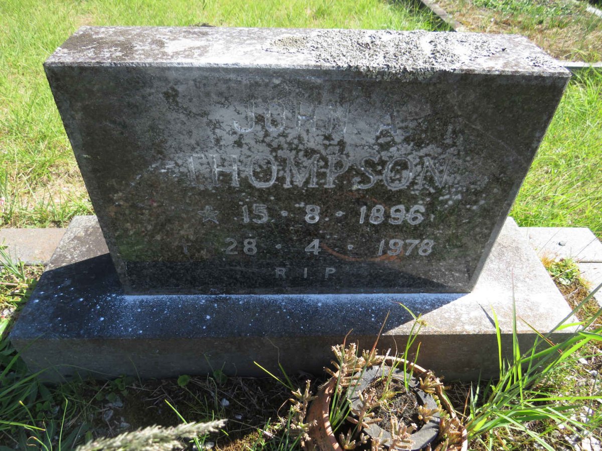 THOMPSON John A. 1896-1978