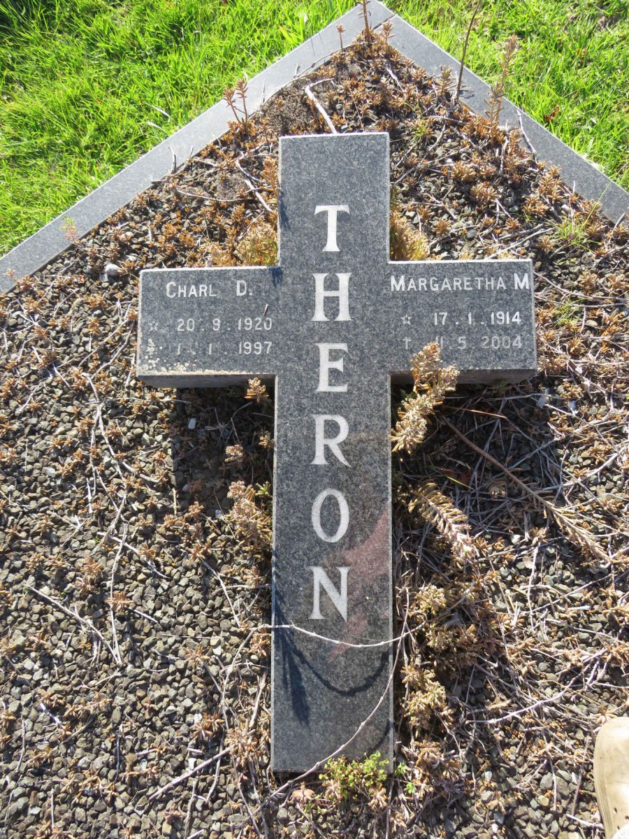 THERON Charl D. 1920-1997 &amp; Margaretha M. 1914-2004