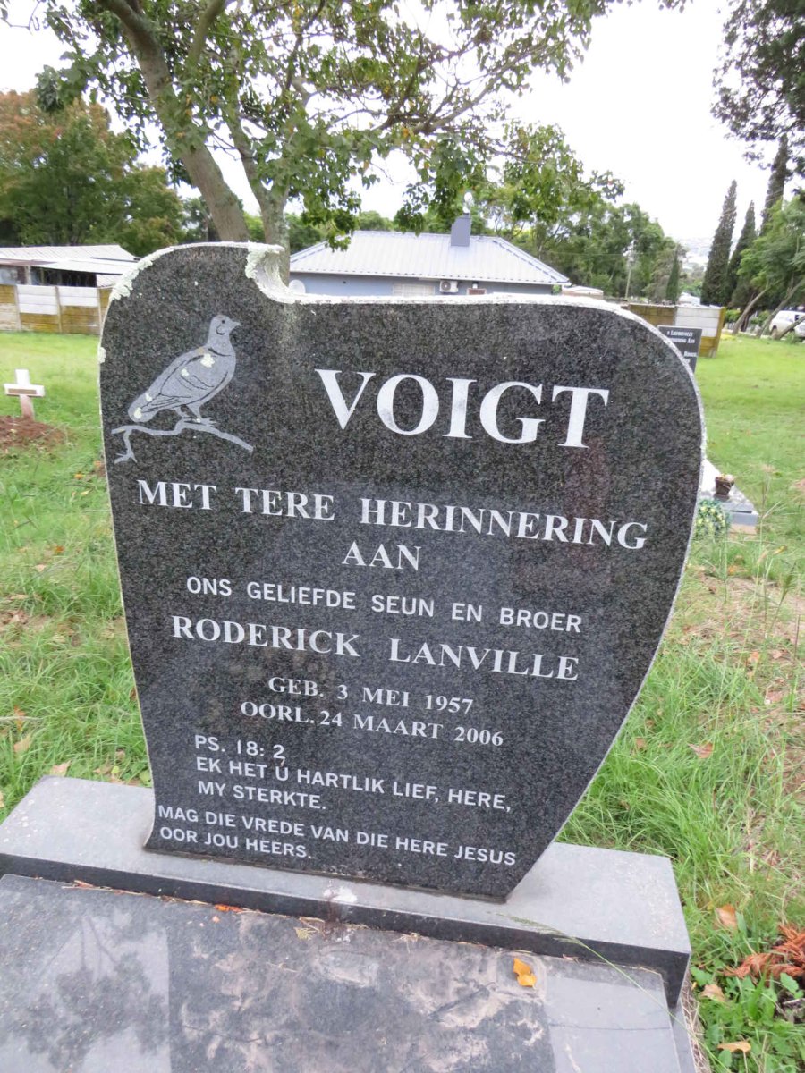 VOIGT Roderick Lanville 1957-2006