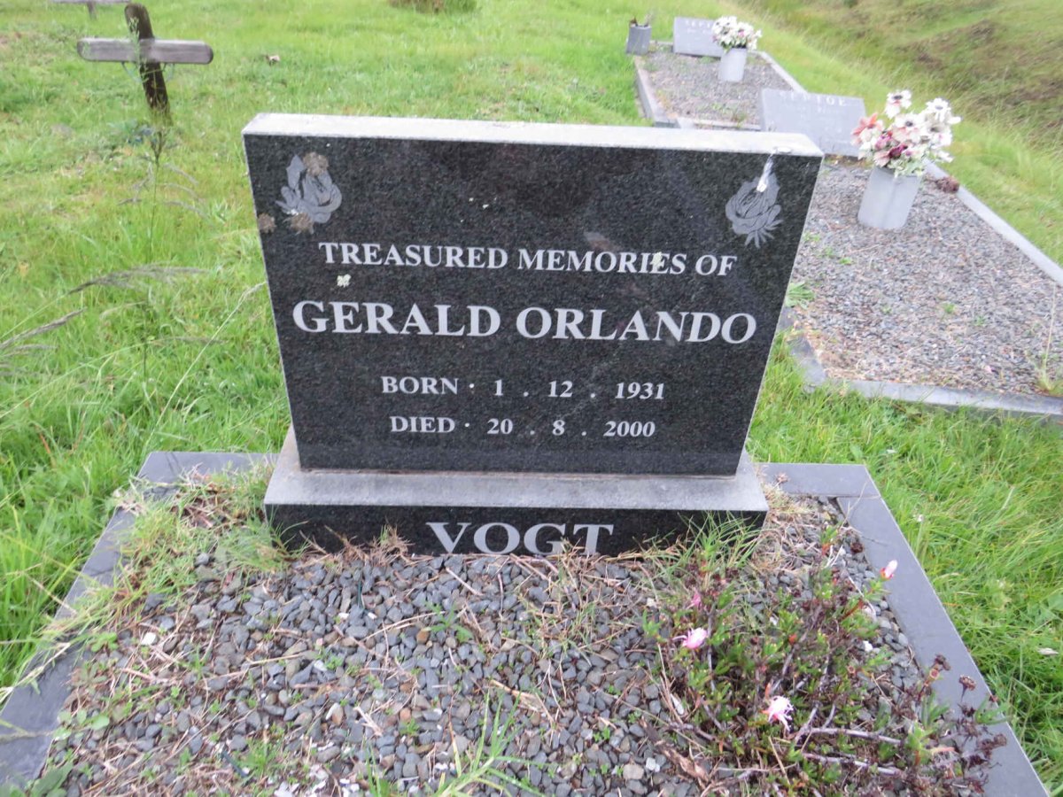 VOGT Gerald Orlando 1931-2000
