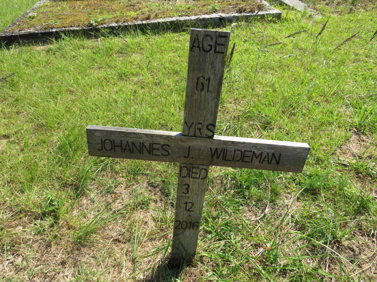 WILDEMAN Johannes J. -2016