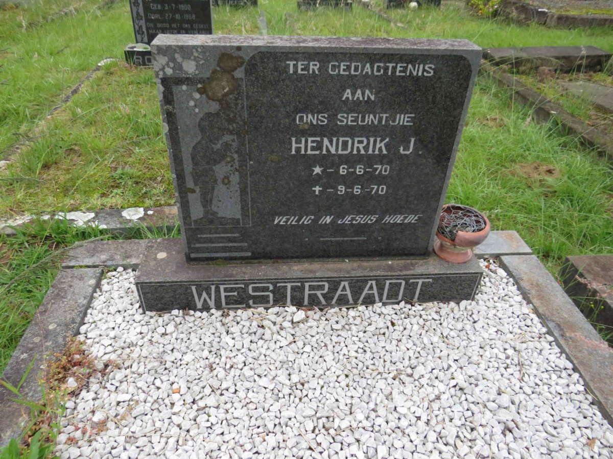 WESTRAADT Hendrik J. 1970-1970