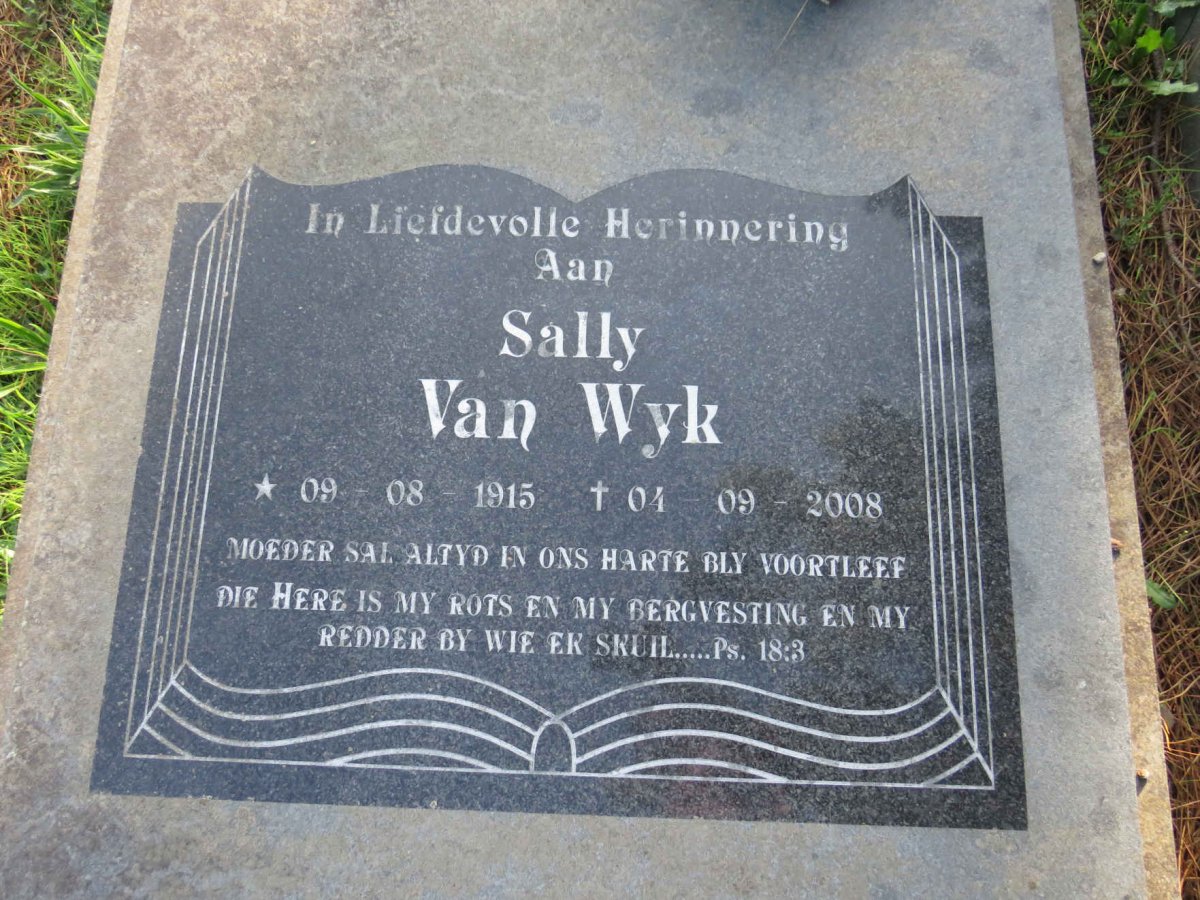 WYK Sally, van 1915-2008