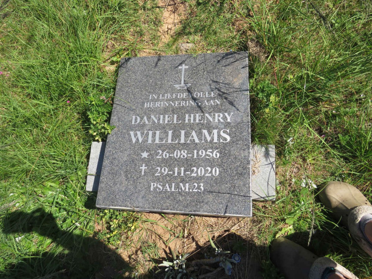 WILLIAMS Daniel Henry 1956-2020