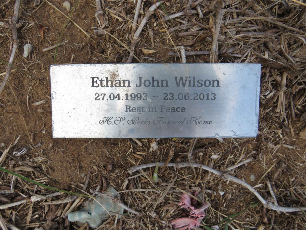 WILSON Ethan John 1993-2013
