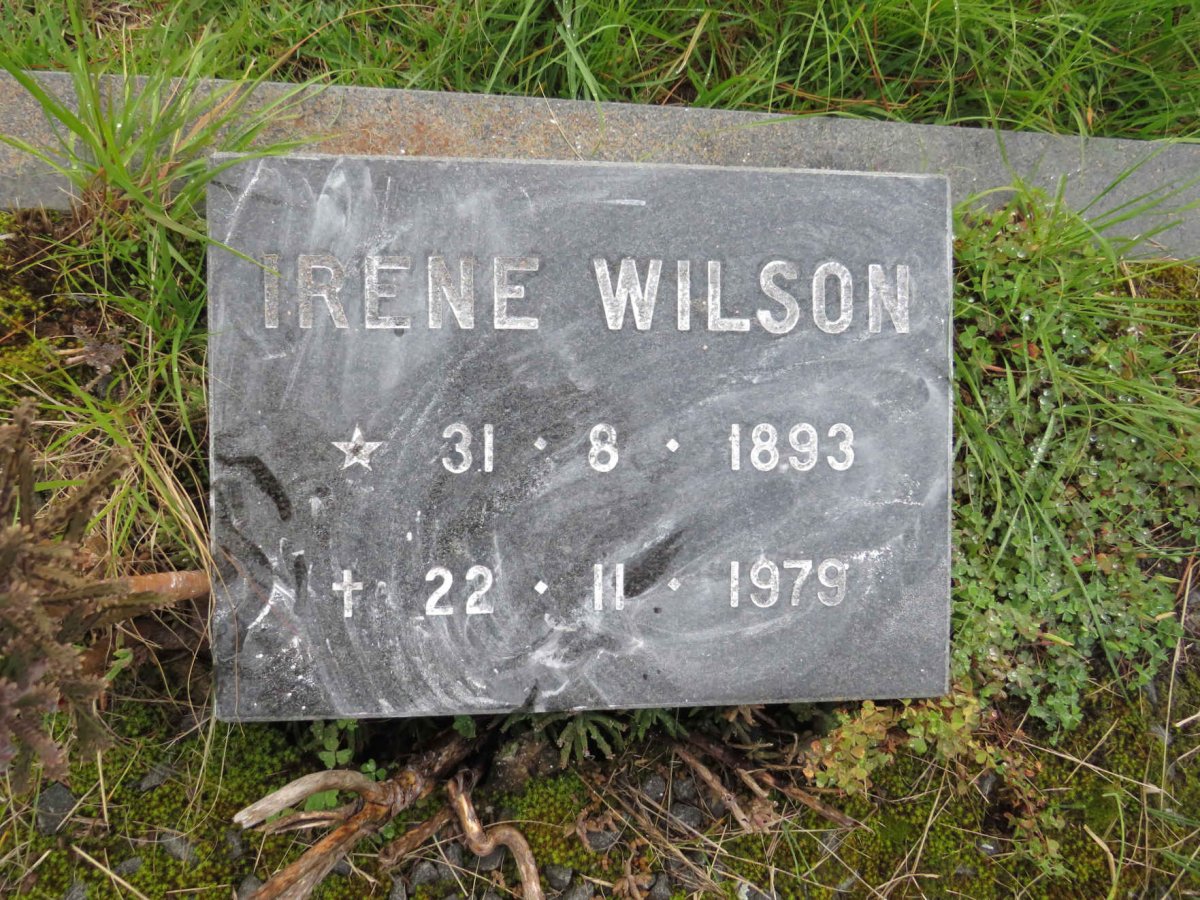 WILSON Irene 1893-1979