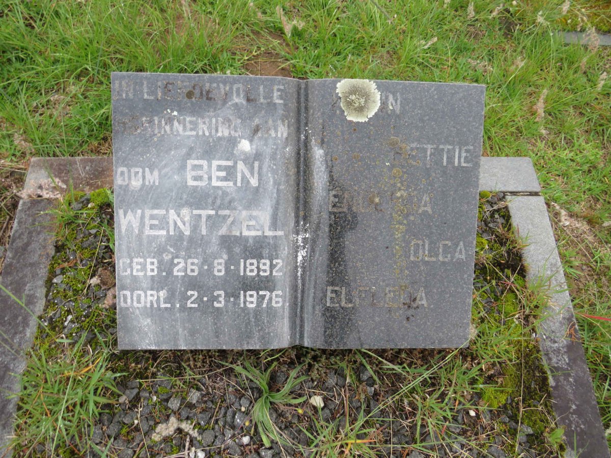 WENTZEL Ben 1892-1976