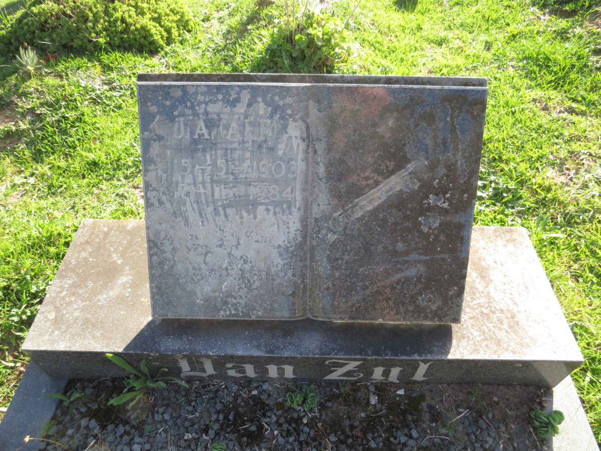 ZYL J.A., van 1903-1984