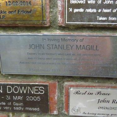 MAGILL John Stanley 1933-2018
