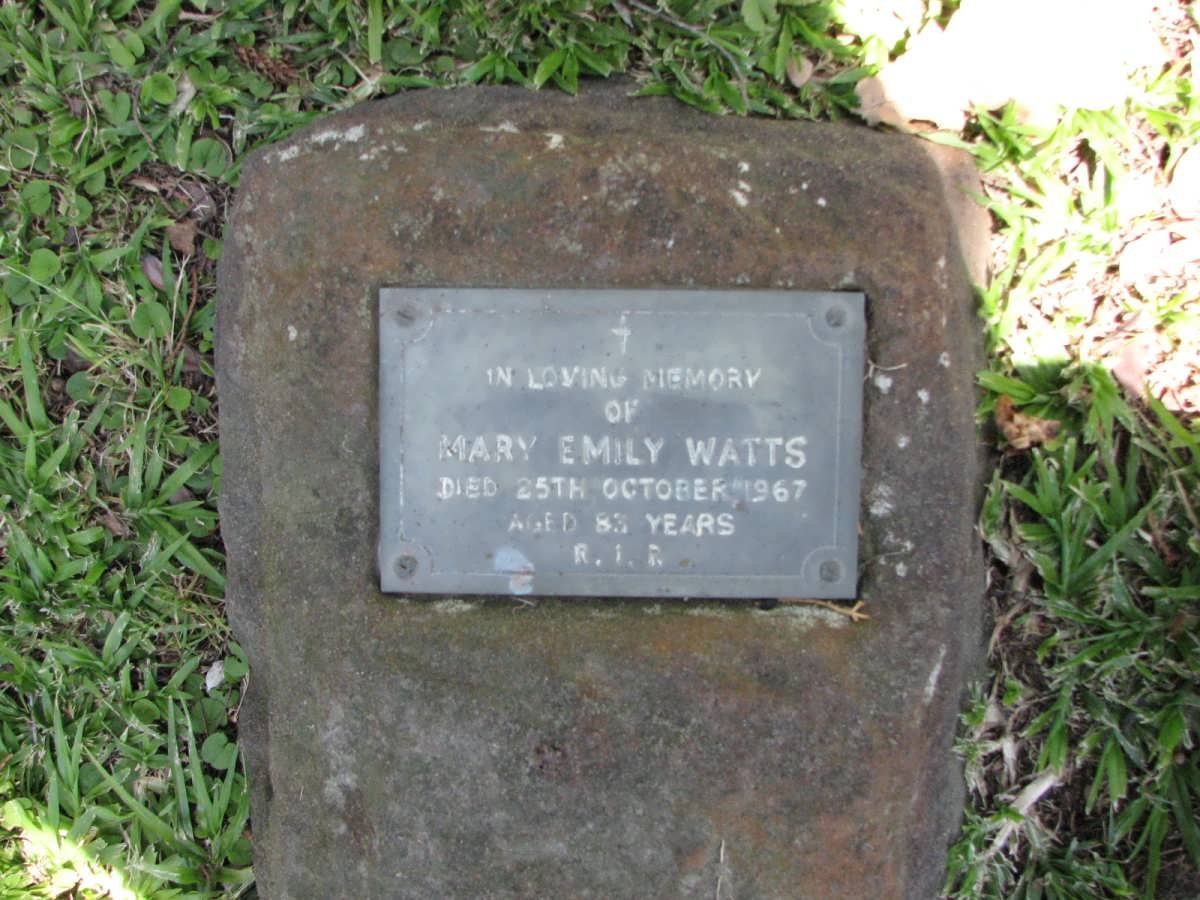 WATTS Mary Emily -1967