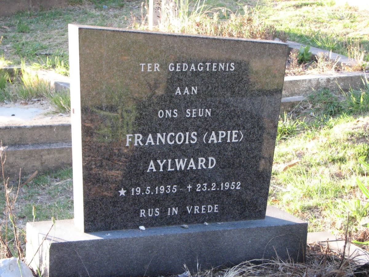 AYLWARD Francois 1935-1952