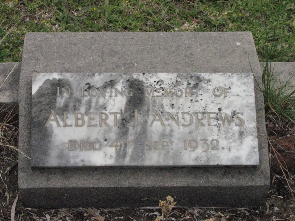 ANDREWS Albert J. -1932