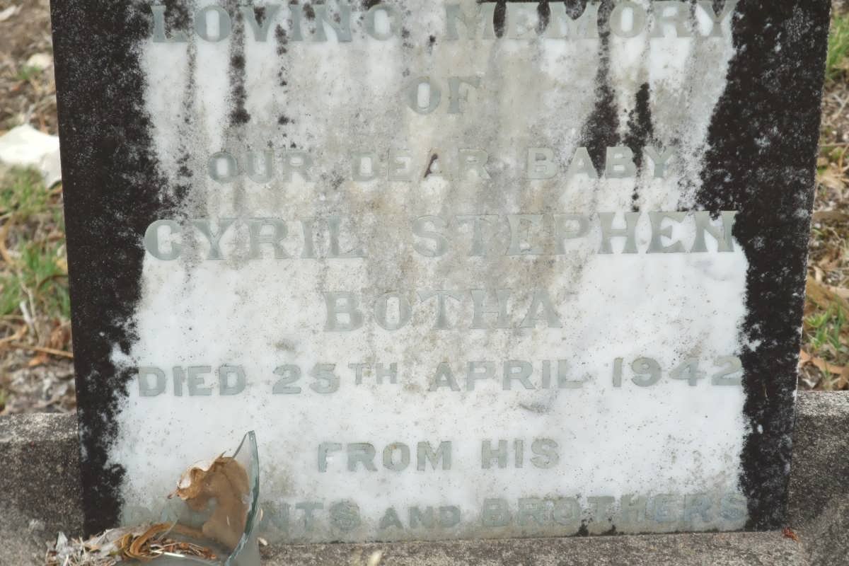 BOTHA Cyril Stephen -1942