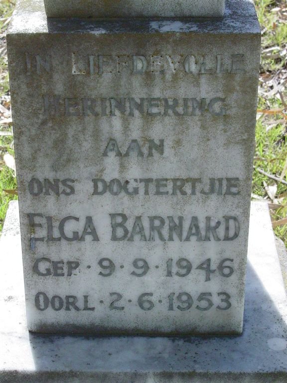 BARNARD Elga 1946-1953
