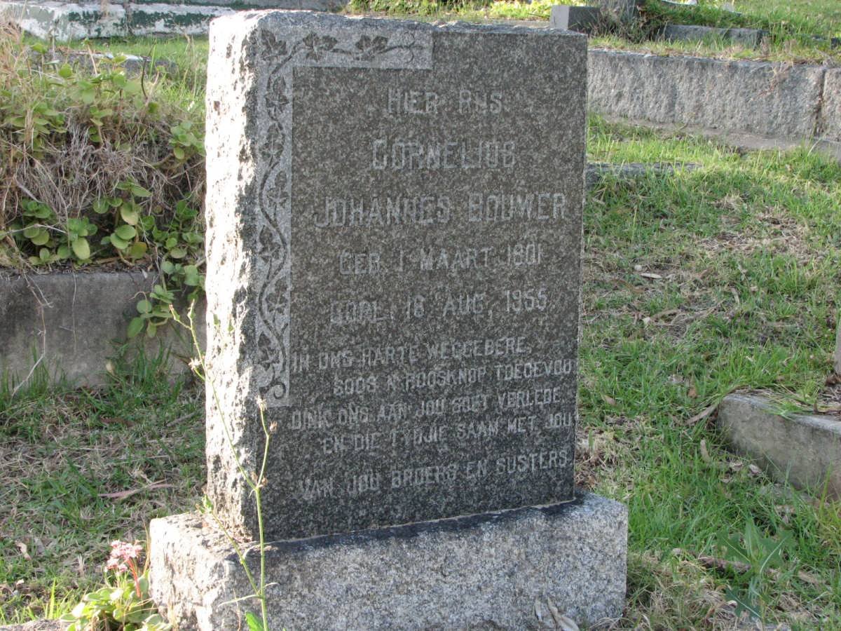 BOUWER Cornelius Johannes 1901-1955