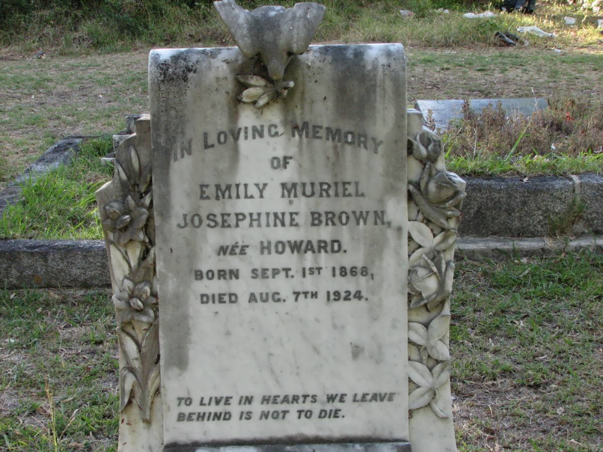 BROWN Emily Muriel Josephine nee HOWARD 1868-1924