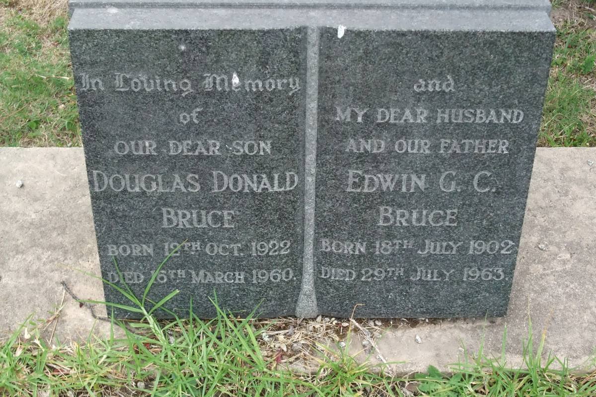BRUCE Edwin G.C. 1902-1963 :: BRUCE Douglas Donald 1922-1960