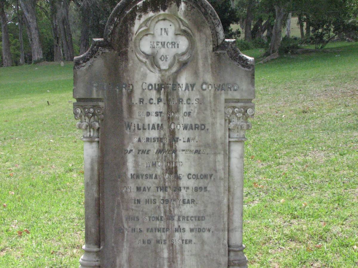 COWARD Richard Courtney -1895