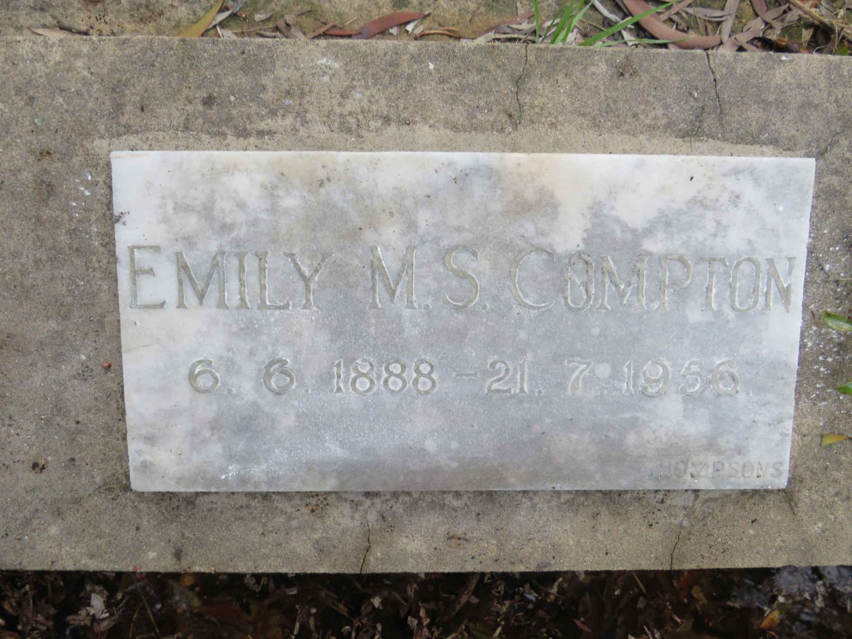 COMPTON Emily M. S. 1888-1956