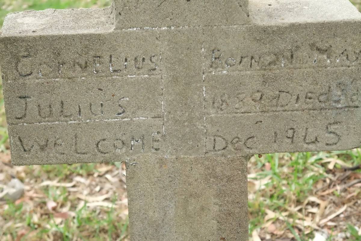 CORNELIUS Julius Welcome 1889-1945