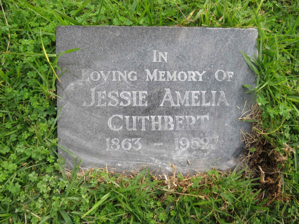 CUTHBERT Jessie Amelia 1863-1952