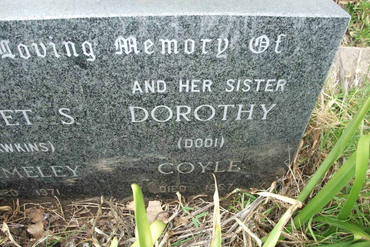 COYLE Dorothy -1967
