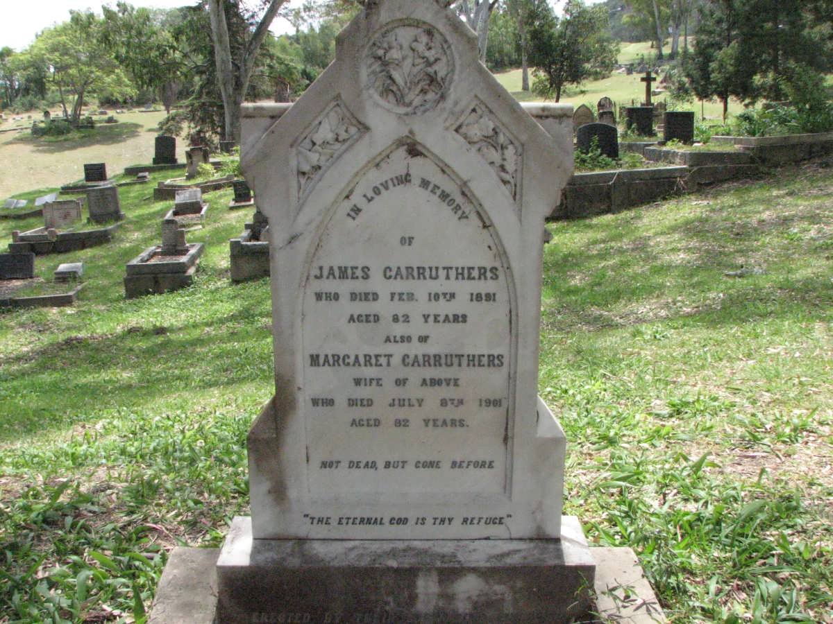 CARRUTHERS James -1891 &amp; Margaret -1901