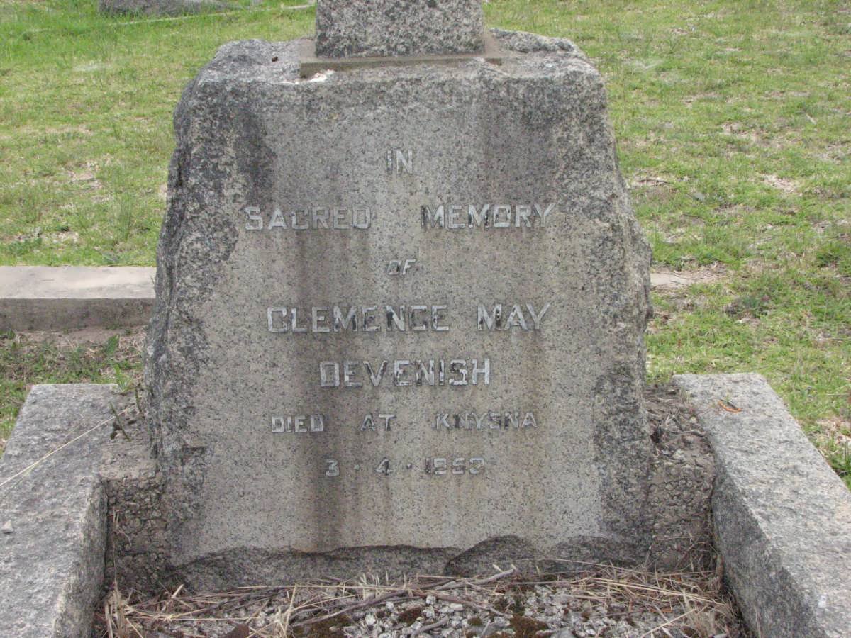 DEVENISH Clemence May -1953