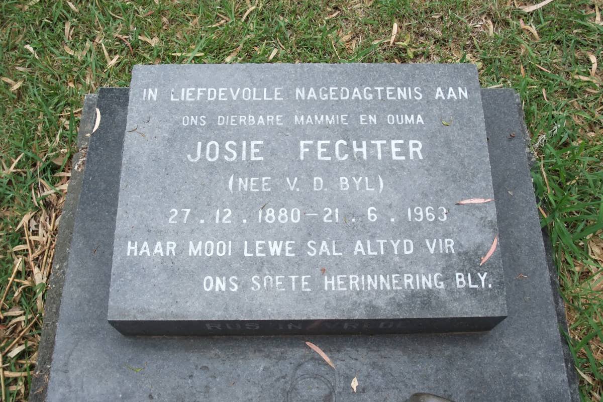 FECHTER Josie nee V D BYL 1880-1963