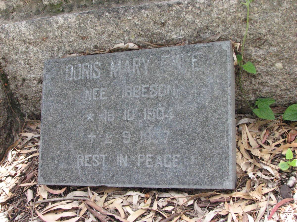 FYFE Doris Mary nee IBBESON 1904-1977